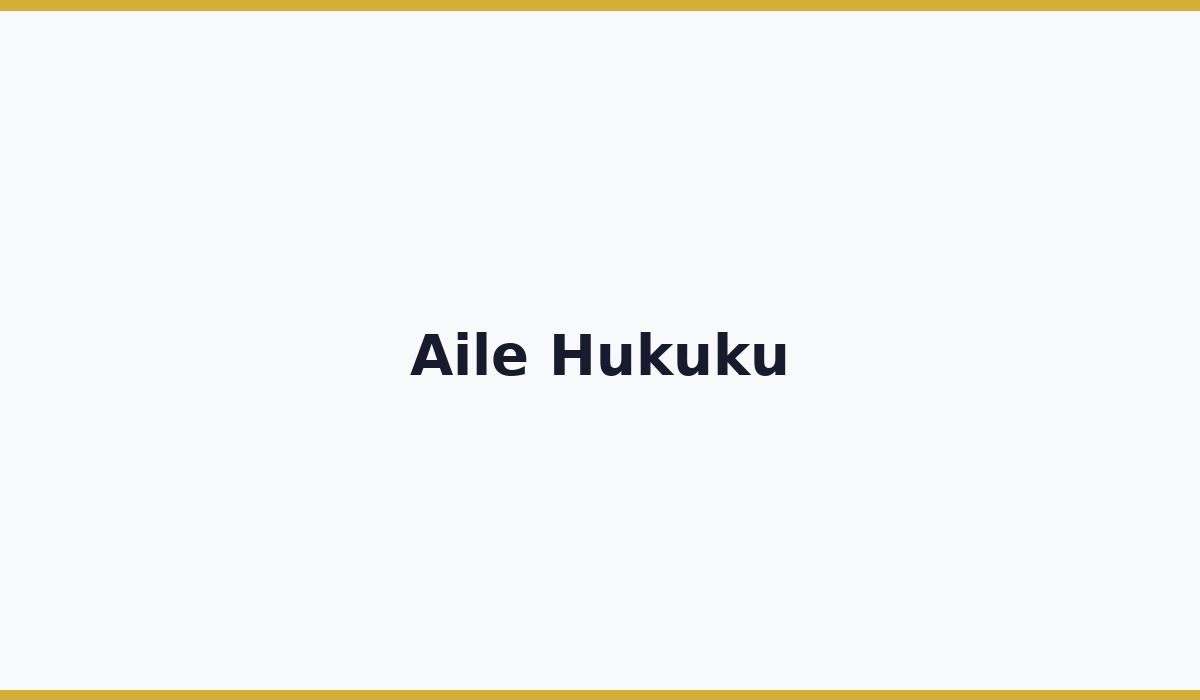 Aile Hukuku